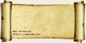 Tijana Gizdavić vizit kartica